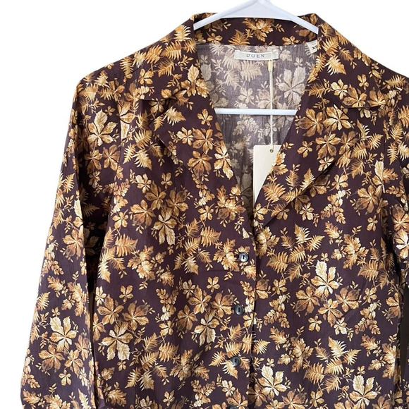 Doen NEW Sheila Top in Fern Grove Floral - Picture 8 of 10